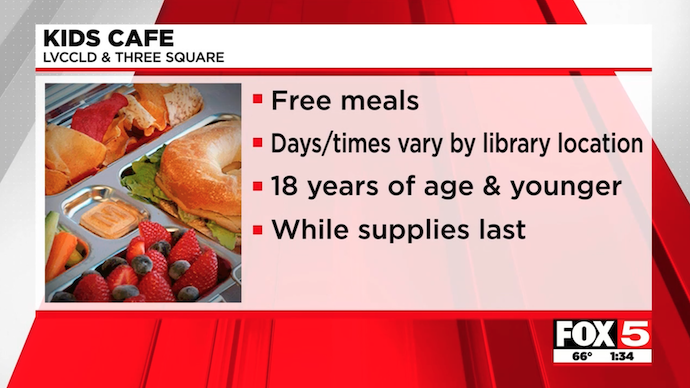 Library District Provides Free Meals for Kids on Spring Break